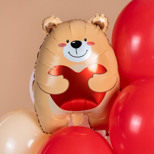 Fa (21''/53 см) Фигура, Мишка с сердцем, 1 шт.