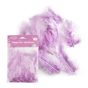 Y Перья Light Violet 30 шт