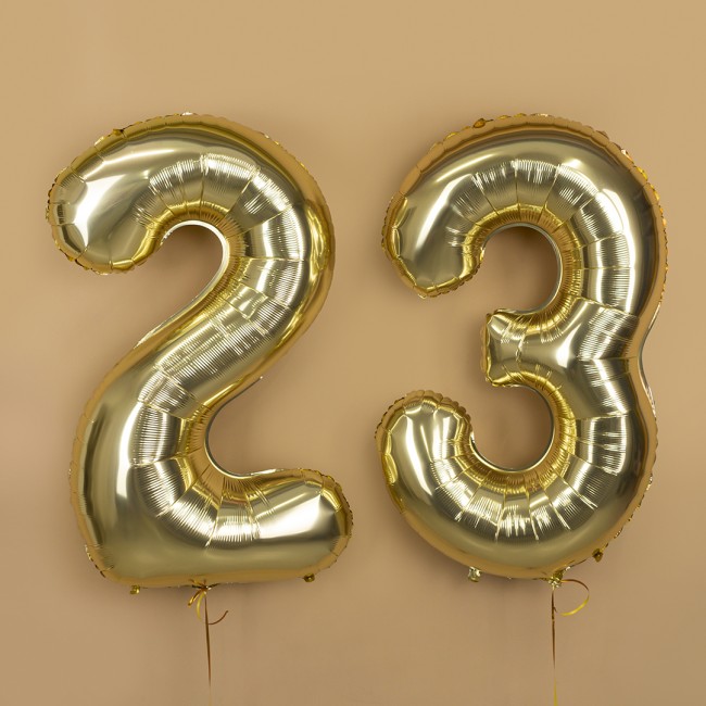 Fa (40''/102 см) Цифра, 7, Белое золото, 1 шт. в уп.