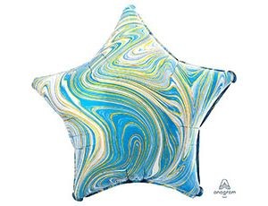 An (19''/48 см) Б/РИС ЗВЕЗДА Мрамор Blue 1 шт.