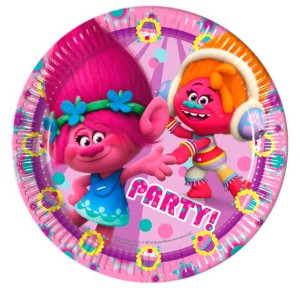 Тарелка Тролли 23см 8шт/P