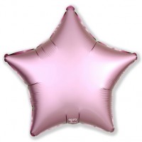 Ag (19''/48 см) Звезда, Розовый фламинго, Сатин, 1 шт.