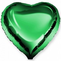 Fa (10"/25 см) Мини-сердце с клапаном, Зеленый, 5 шт.