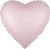 Fa (30''/76 см) Сердце, Розовый, Сатин, 1 шт. в уп.