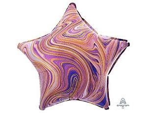 An (19''/48 см) Б/РИС ЗВЕЗДА Мрамор Purple 1шт.