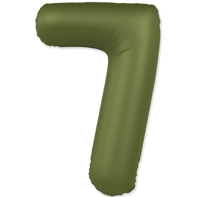 Fm (40''/102 см) Цифра, 7 SLIM Olive Green, 1 шт. в уп.