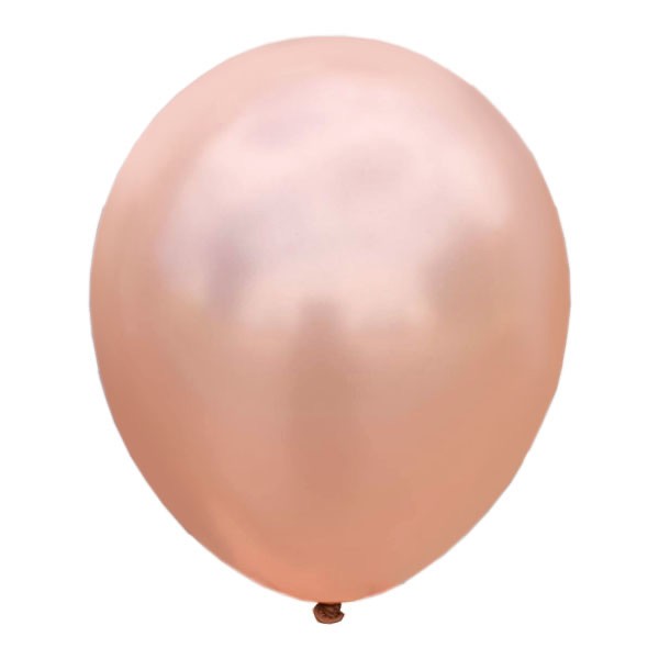 M (5"/13 см) Перламутр ROSE GOLD, 100 шт.