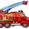 Fm (14"/36 см) /Мини-фигура, Пожарная машина, Красный, 5 шт.