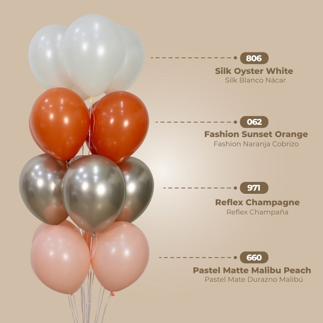 Sp (12''/30 см) Устрично-белый (806), шелк, 12 шт.