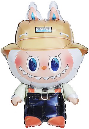 Fa (35''/89 см) Фигура, Плюшевый эльф в комбинезоне, 1 шт.