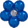 Fa (17''/43 см) Фигура, Цветок, Синий, 1 шт.
