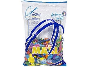 Ит. (7''/19 см) Ассорти, пастель, MAXI 1000 шт.