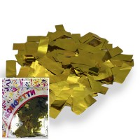 AC Конфетти 2*5см фольга Прямоугольники золото, 100 гр.