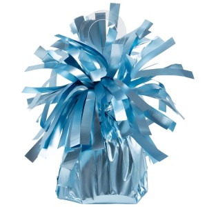 Грузик д/шара Конус голубой сатин 170грA