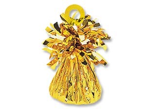 Грузик д/шара Конус золотистый, блеск, 170гр