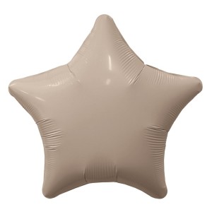 Ag (30''/76 см) Звезда, Мистик, Кофе Латте, Сатин, 1 шт. в уп.