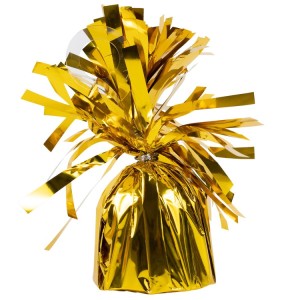 Грузик д/шара Конус золотой 170гр