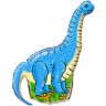 Fm (16''/41см) /Мини-фигура, Динозавр диплодок, Синий, 5 шт