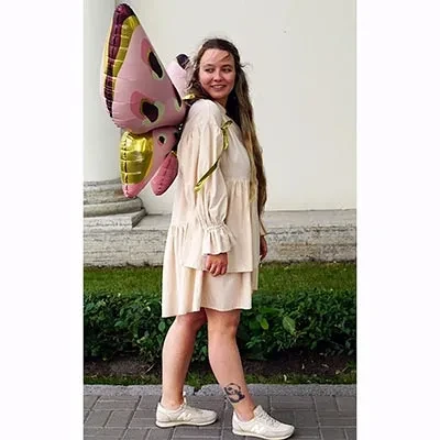 Вз (53''/134 см) ФИГУРА Бабочка розовая с усиками, 1 шт. Вз (53''/134 см) ФИГУРА Бабочка розовая с усиками, 1 шт.