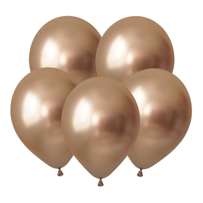 Dec (5''/12,5 см) Золото, Зеркальные шары, 50 шт.