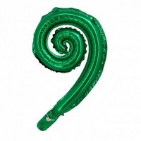 Вх (17"/43 см) Фигура, Спираль, Зеленый, 5 шт.