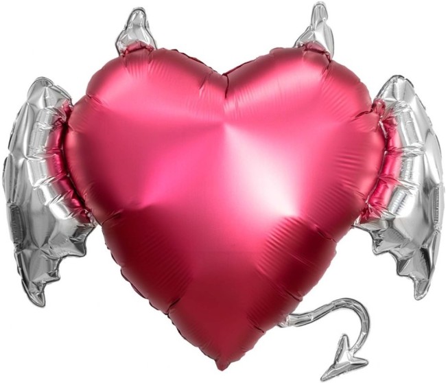 Ag (35''/89 см) Сердце, Тихий омут, 1 шт. в уп.