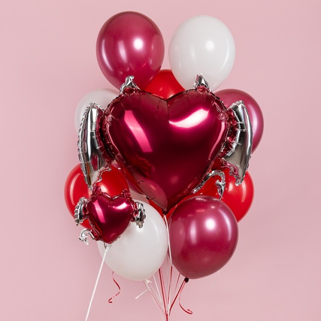 Ag (35''/89 см) Сердце, Тихий омут, 1 шт. в уп.