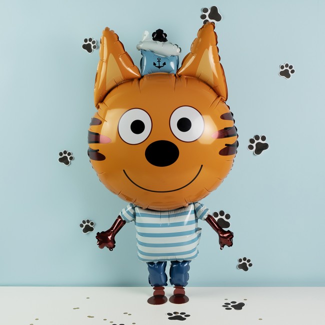 Fa (39''/99 см) Ходячая Фигура, Три Кота, Коржик, 1 шт. в уп.