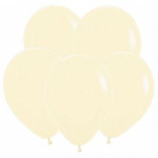Sp (10''/25 см) Нежно-желтый, Пастель Матовый (Макаронс) (620), 50 шт.