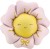 Fa (41''/104 см) Цветок, Солнышко, Розовый, Сатин, 1 шт.