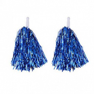 Помпоны Синие (37*30 см) 2 шт.