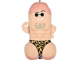 Gr (31''/79 см) ФИГУРА Мистер Пи-Пи Леопард, 1 шт.