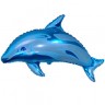 Fm (15''/38 см) /Мини-фигура, Дельфин фигурный, Синий, 5 шт