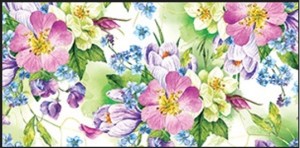 Конверты для денег, Весенние цветы, 8,5*17,2 см, 10 шт.