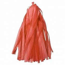 Гирлянда Тассел, Оранжевая, 3 м, 12 листов