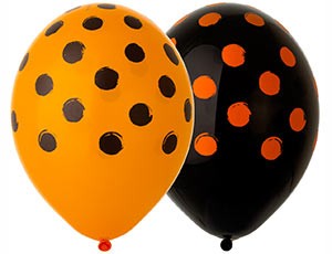 Bb (14"/35 см) Шелкография Горошек арт ор-чер, 25 шт.