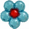 Fa (17''/43 см) Фигура, Цветок, Голубой, 1 шт.