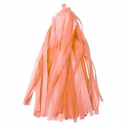 Гирлянда Тассел, Персиковая, 3 м, 12 листов Гирлянда Тассел, Персиковая, 3 м, 12 листов