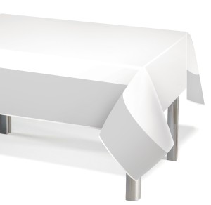 Скатерть ПЭТ, Серебро, 132*220 см, 1 шт. Скатерть ПЭТ, Серебро, 132*220 см, 1 шт.