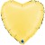 Gr (18''/46 см) Сердце, Сатин Banana Yellow, 1 шт.