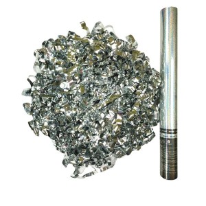 AC 40см Пневмохлопушка Серебряный серпантин, 1 шт. AC 40см Пневмохлопушка Серебряный серпантин, 1 шт.