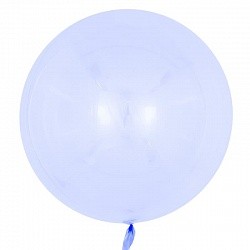 Fa (18''/46 см) Сфера 3D, Deco Bubble, Сиреневый, Кристалл, 1 шт.