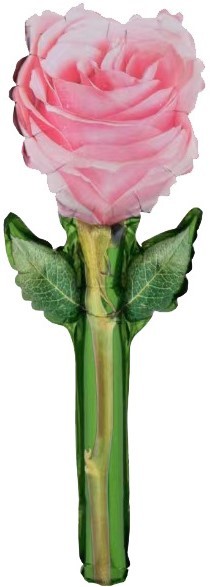 Fa (17''/43 см) Мини-цветок с клапаном, Роза, Розовый, 5 шт. в уп. (цв.этик.)