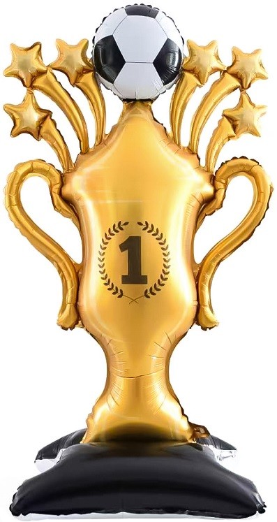 Fa 3D (59''/150 см) Фигура на подставке, Кубок Чемпиона, Футбольный мяч, 1 шт. в уп.
