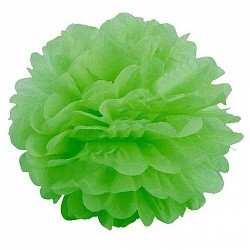 Бумажный помпон Лайм (14"/36 см)