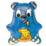 Fm (22''/56см) /Медведь с мёдом, Синий, 1 шт.