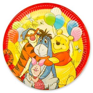 Тарелка Винни Пух и друзья 23 см, 8 шт/Р