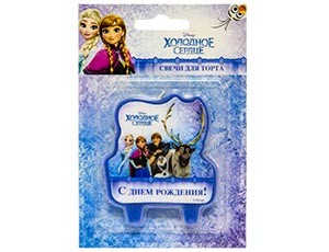 Свеча д/торта Disn С ДР Холодное СердцеV