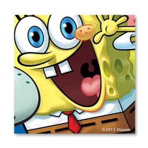 AS Салфетки Губка Боб 33см 16шт/А