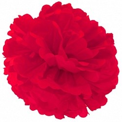 Бумажный помпон Красный (20"/51 см) Бумажный помпон Красный (20"/51 см)